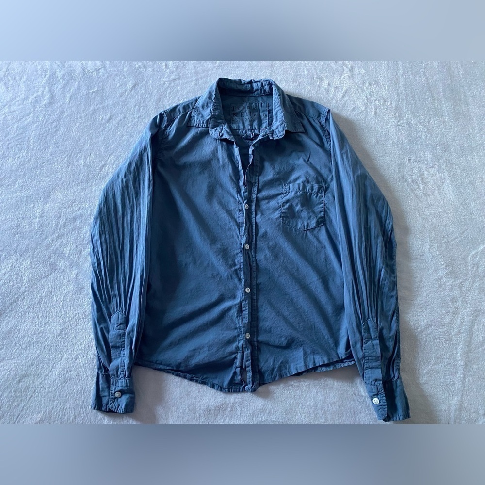 Frank & Eileen Blue Barry Button‎ Down Shirt Size XS